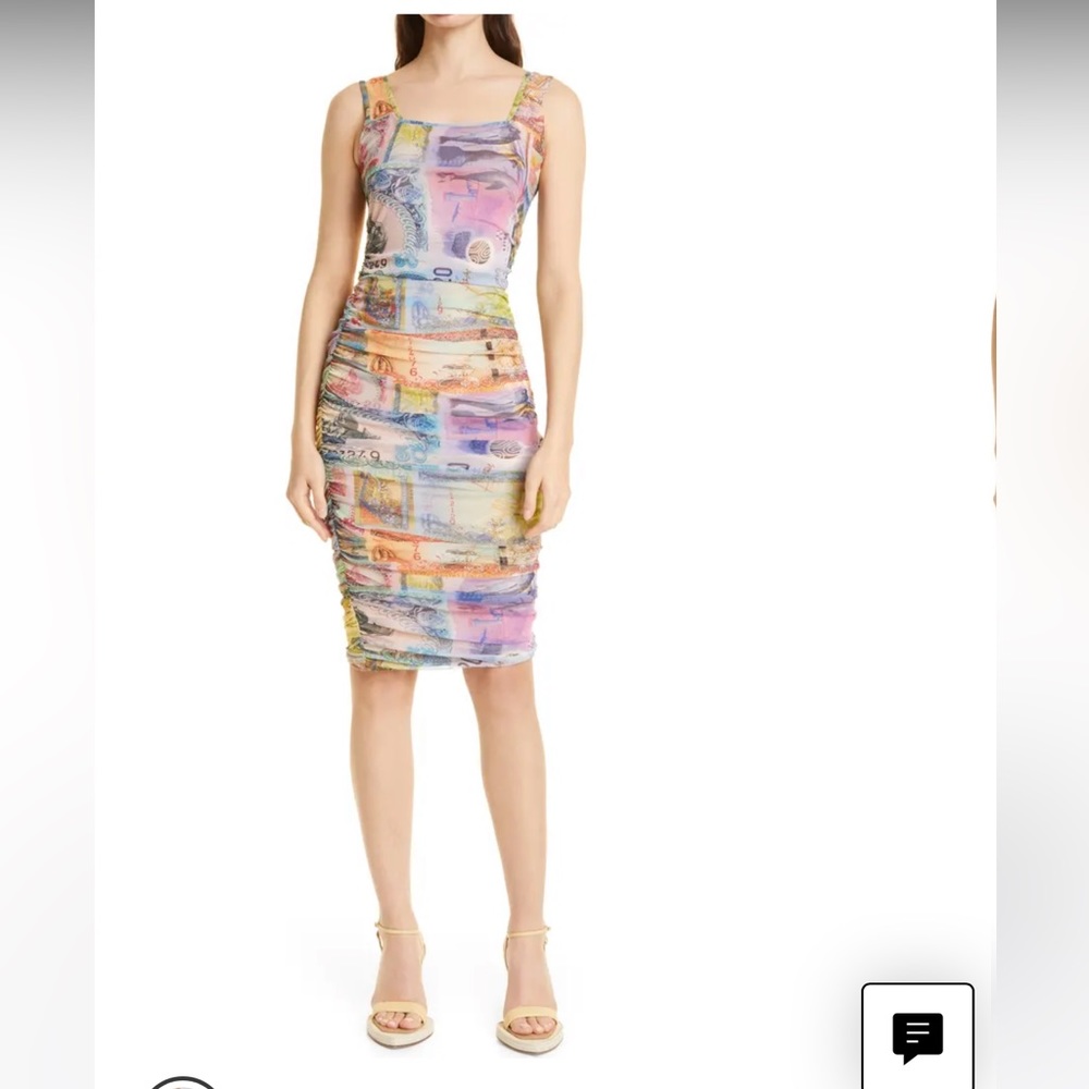 Multicolor Sleeveless Bodycon Dress